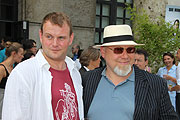 Schauspieler Devid Striesow und Regisseur Rainer Kaufmann (©Foto. Martin Schmitz)